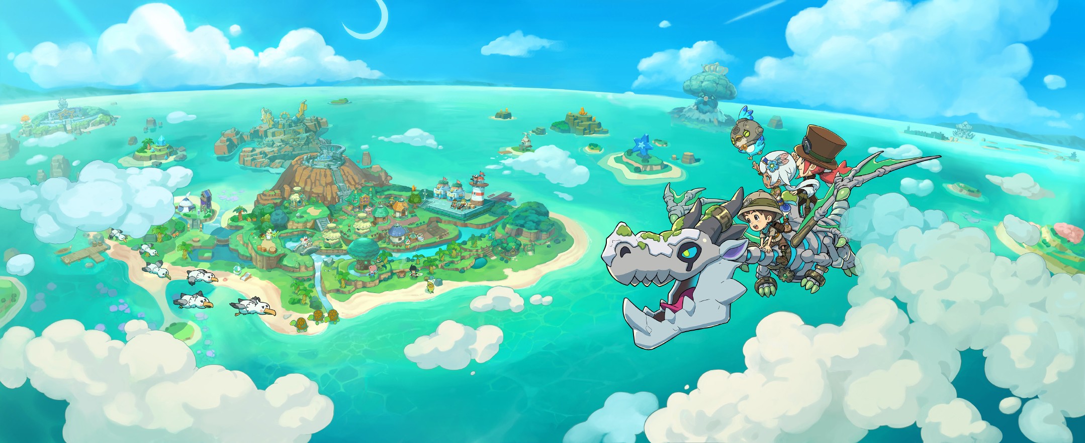 Fantasy Life i Bone Dragon Background