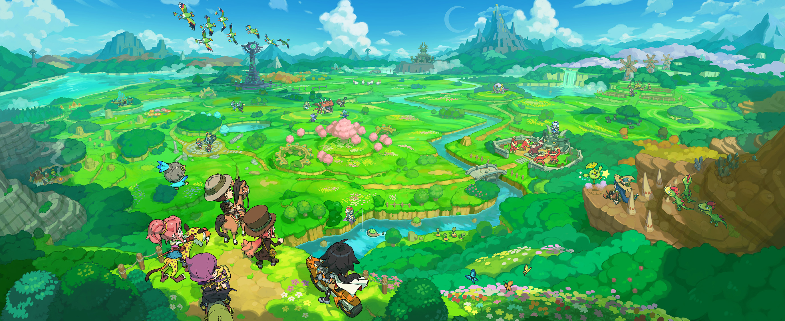 Fantasy Life i Scenic Background